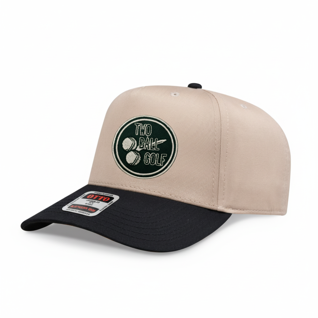 OG Blackout Circle on Khaki and Black